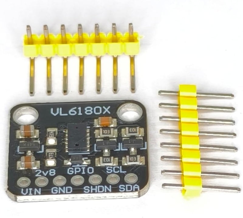 TIC TOC Store 2pcs VL6180X Distance Sensor Module – 5mm-100mm Optical Ranging, I2C Interface, 3.3V/5V Compatible for Arduino - Image 4